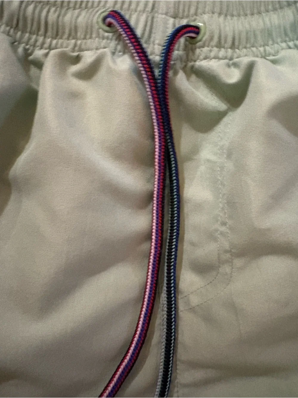 Sergio Rossi Mint Pastel Green Swim Shorts with Contrast Drawcord